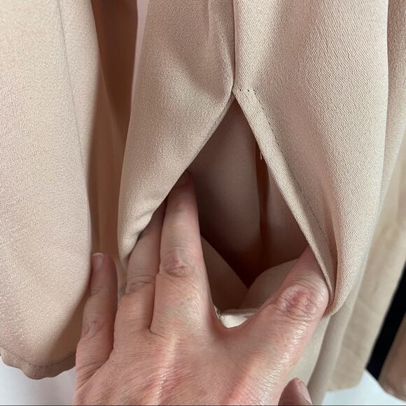 TopShop Beige Tiger Embroidered Duster Jacket Sz.2 - Picture 9 of 16